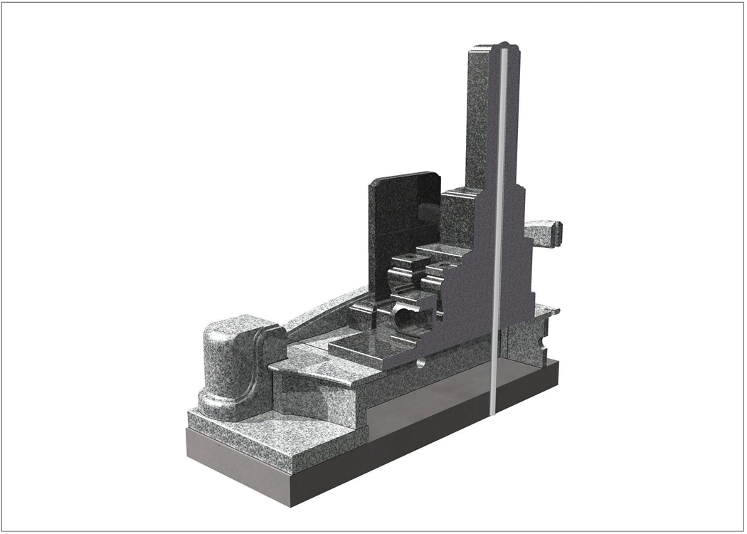 耐震構造の断面図